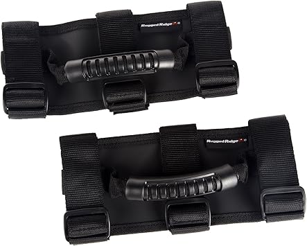 Rugged Ridge 13505.04 Ultimate Grab Handle Kit, Black; 55-Current Jeep CJ/Wrangler / 20-Current Gladiator